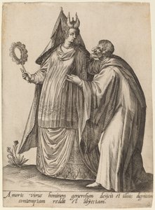 The virus of love to man..., 1597. av Jean Jacques Boissard