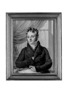 En ung poet (sepia på panel) av Jean-Jacques Casimir Karpff