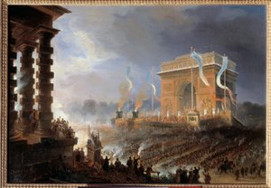Fete de la fraternite vid Triumfbågen de l