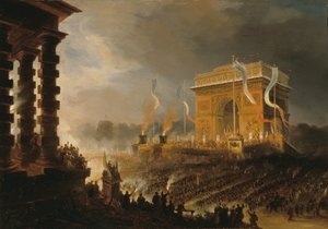 Brödraskapets högtid vid Stjärnans Triumfbåge, kvällen den 20 april 1848, 1848.