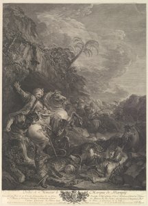 The Tiger Chase The Tiger Chase, 1700-talet. av Jean Jacques Flipart