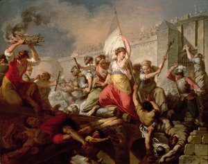 Jeanne Hachette vid belägringen av Beauvais 1472, 1778