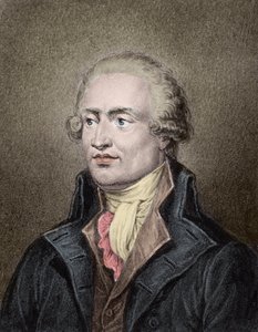 Porträtt av Marie Jean Antoine Nicolas de Caritat, Marquis de Condorcet (1743 - 1794) Graverad av Jean Jacques Frilley (1797-a1850) av Jean Jacques Frilley