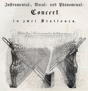 Instrumental sång och fenomenal konsert, 1844. av Jean Jacques Grandville