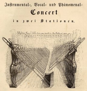 Instrumental sång och fenomenal konsert, 1844 av Jean Jacques Grandville