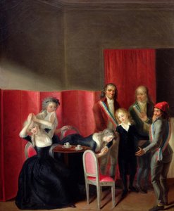Dauphinen tagen från hans familj, 3 juli 1793