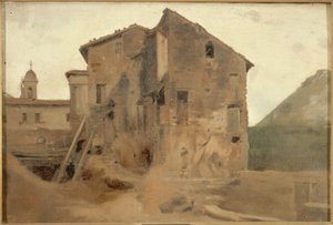 Masure på landsbygden i Rom, mellan 1859 och 1864 (olja på duk)