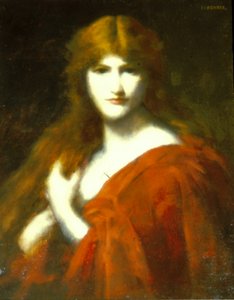 Rödhårig av Jean-Jacques Henner