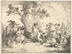 Offer till Pan, 1762-63. av Jean Jacques Lagrenee