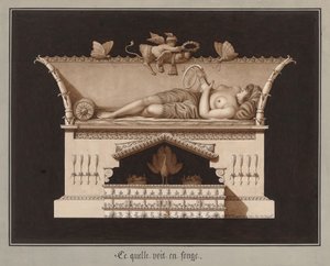 Vad hon ser i en dröm, ca 1794.