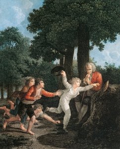 Emilio vinner loppet, för illustration eller utbildning Emilio (Emile ou de l