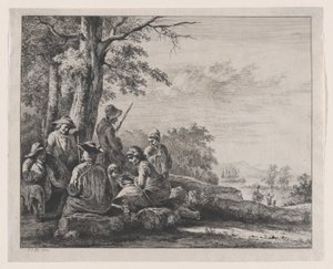 Bönder vilar, 1803. av Jean Jacques de Boissieu