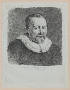Porträtt, efter Van Dyck, 1770. av Jean Jacques de Boissieu