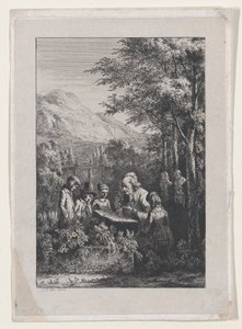 Botaniklektionen, 1804. av Jean Jacques de Boissieu