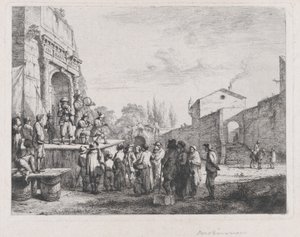 De små charlatanerna, 1773. av Jean Jacques de Boissieu