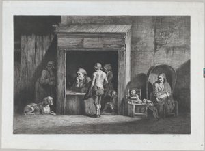 Den offentliga skribenten, 1790. av Jean Jacques de Boissieu