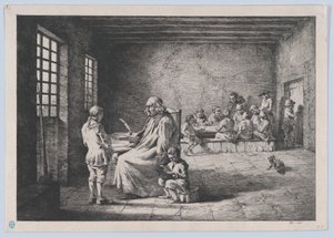 Skolmästaren, 1780. av Jean Jacques de Boissieu