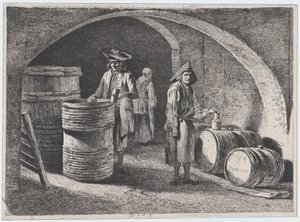 The Small Coopers, 1770. av Jean Jacques de Boissieu