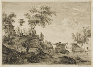 Träbron av Jean Jacques de Boissieu