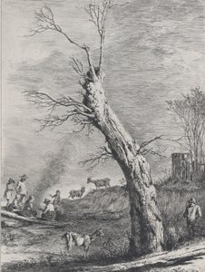 Winter, efter en ritning färdigställd i Saint-Chamond, 1795. av Jean Jacques de Boissieu