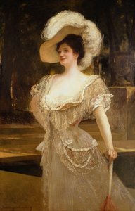 Ett porträtt av fru, 1901 av Jean Joseph Benjamin Constant