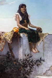Kväll på terrasserna (Marocko) av Jean Joseph Benjamin Constant
