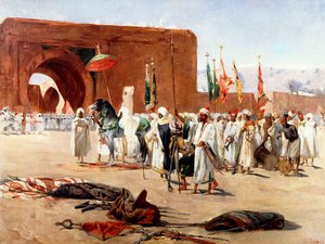 morisk procession, av Jean Joseph Benjamin Constant