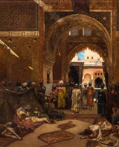 Dagen efter en seger på Alhambra av Jean Joseph Benjamin Constant