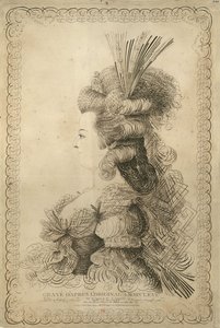 Porträtt av Marie Antoinette 1755-1793, ärkehertiginna av Österrike och drottning..., 1787. av Jean Joseph Bernard