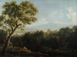 Utsikt över Frascati, 1820