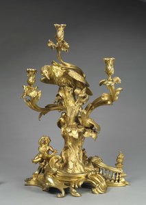 Kandelaber, ca 1750 av Jean-Joseph de Saint-Germain