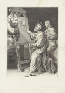 Luke målar Mary av Jean Langlois