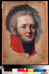 Porträtt av kejsar Alexander I (1777-1825)