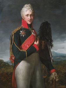Porträtt av Arkadi Alexandrovich Suvorov 1784-1811, greve Rymniksky, 1805
