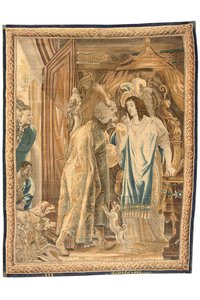 Brysseltapet från en uppsättning om sex, ca 1650 (ull & siden) av Jean Le and Eggermans Daniel II Clerc