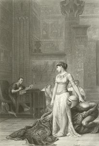 Cleopatra och Caesar (gravyr)