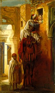 Trystet av Jean Leon (attr. to) Gerome