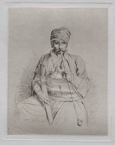 Egyptisk rökare av Jean Leon Gerome