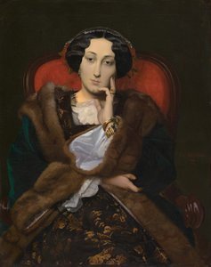 Porträtt av en kvinna av Jean Leon Gerome