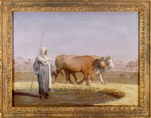 Trampa ut vete i Egypten av Jean Leon Gerome
