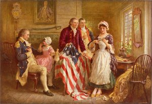 Betsy Ross 1777 av Jean Leon Gerome Ferris