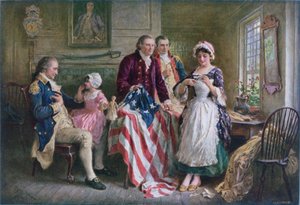Betsy Ross 1777 av Jean Leon Gerome Ferris