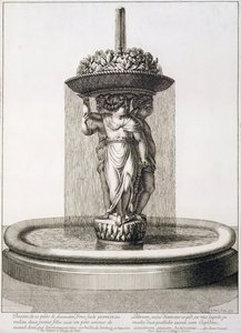 Design för en fontän, 1673 av Jean Lepautre