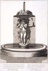Fontän av Louis Lerambert i Versailles, 1673 av Jean Lepautre