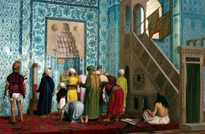 Blå moskén av Jean Leon Gerome