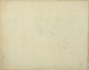 Karikatyr av en man med bredbrättad hatt av Jean Louis André Théodore Géricault