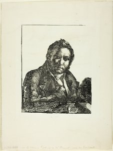 Porträtt av Auguste Brunet av Jean Louis André Théodore Géricault