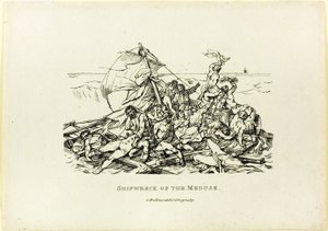 Medusas skeppsbrott av Jean Louis André Théodore Géricault
