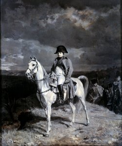 Ryttarporträtt av Napoleon I (1769-1821). Teckning av Ernest Meissonier (1815 -1891) av Jean Louis Ernest Meissonier
