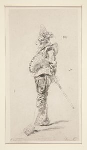 Punchinello av Jean Louis Ernest Meissonier